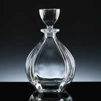 Modern Laguna 750ml Spirit Decanter, Single, Blue Boxed